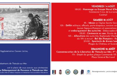 82ème Anniversaire du Débarquement de Provence_Théoule-sur-Mer