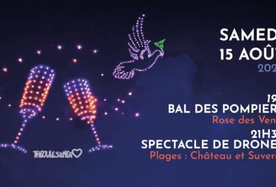 Bal des Pompiers / SPECTACLE DE DRONES_Théoule-sur-Mer