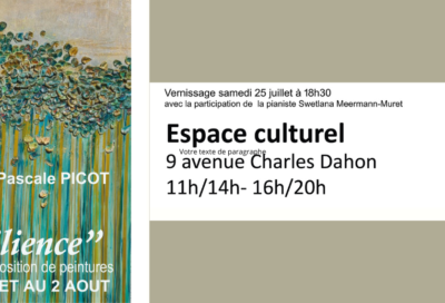 Exposition « Résilience » Pascale Picot_Théoule-sur-Mer